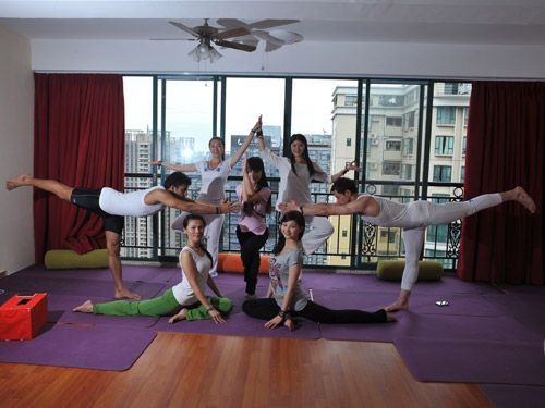 广州树瑜伽会馆在珠江新城盛大开业(组图)