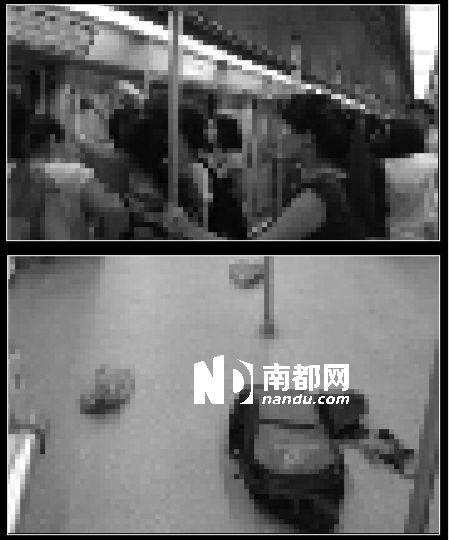 乘客行李遗漏站台 紧急拉停广州地铁二号线_新