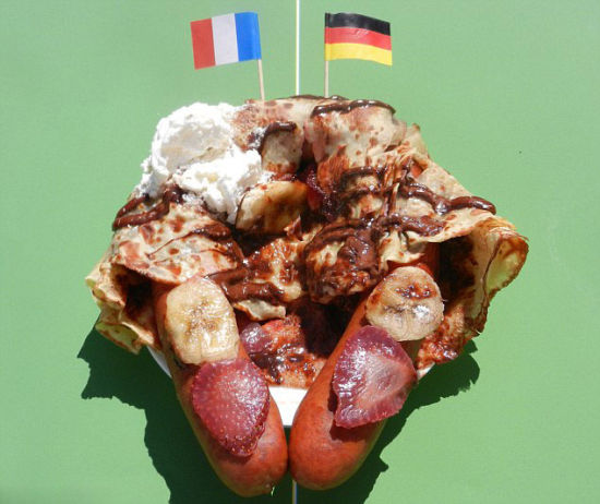 美国艺术家巧手制作出混搭的世界杯美食_新浪