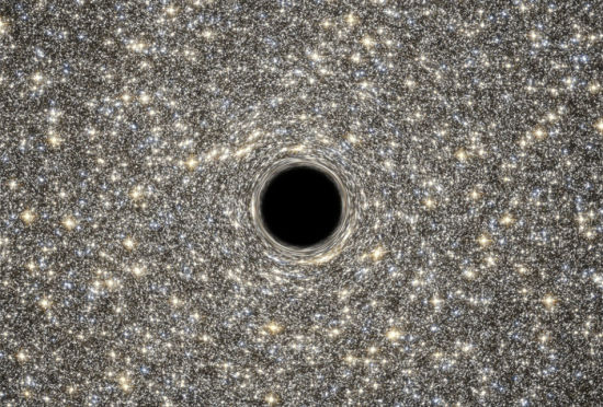 天文景象震撼世界:宇宙巨大黑洞吞噬一切_新浪