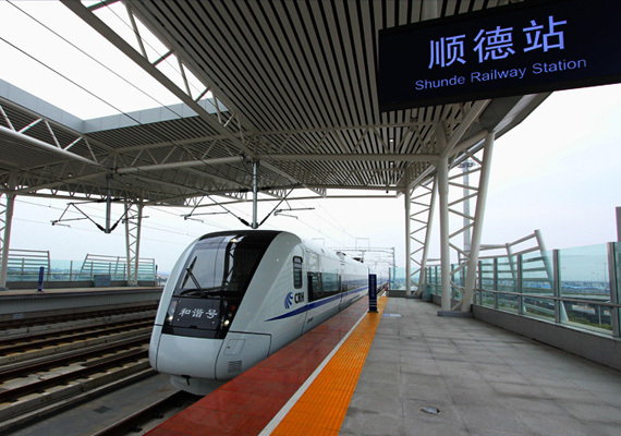 广珠顺德城轨站点有望直接接入高铁网络
