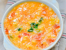 暖胃的家常美味番茄疙瘩汤 