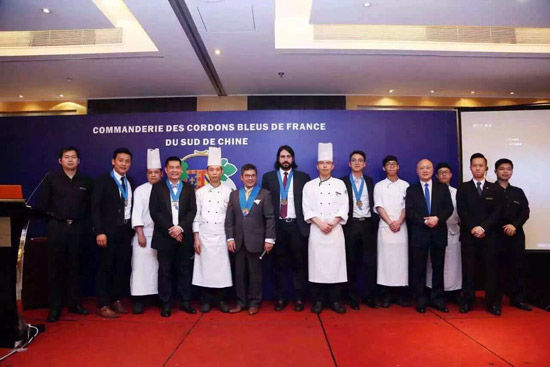 法国蓝带美食协会华南总会举行新会员入会晚宴