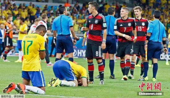 世界杯:东道主惨遭屠杀 德国7-1巴西进决赛_新浪阳江