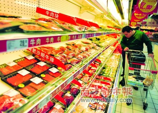 超市生鲜肉类不能现场分割、吊挂出售?